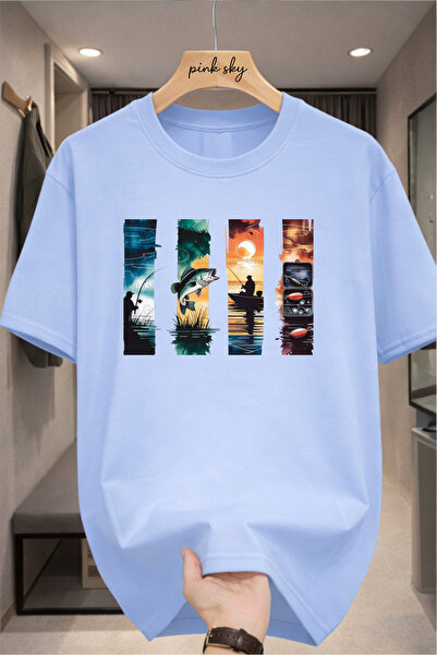 Pink Sky Premium Oversize T-Shirt 100% Cotton Unisex Comfortable Fit Trending...