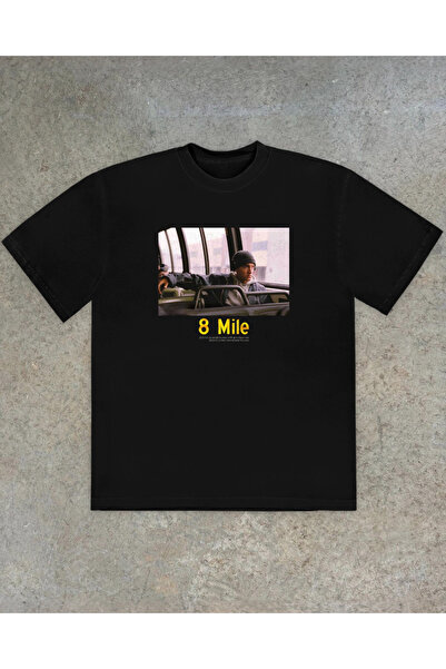 Grafftee Clothing Eminem Mile Printed Unisex Oversize T-Shirt