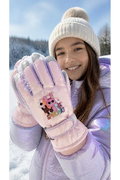 Aware Time 9-15 Years Old Waitress Girls Snow Ski Gloves