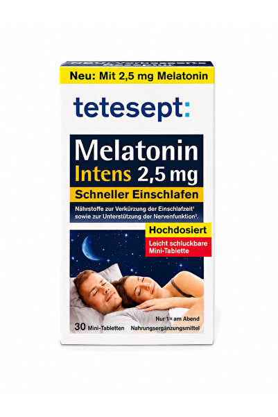 DM İyi Uykular Intens 2.5 mg Mini Tablet 30 Adet | B1 ve B2 Vitaminli Takviye...