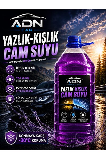 Genel Markalar YAZLIK-KIŞLIK ARAÇ CAM SUYU ÖZEL FORMÜL 5 LİTRE BEZ HEDİYELİ