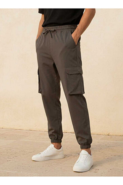 Love Pangolin Drawstring Waist Cargo Joggers
