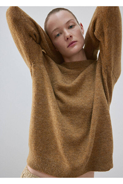 MANGO Woman Yuvarlak yaka triko kazak