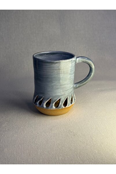 Ranowa Ceramic El Yapımı Stoneware Çift Cidarlı Kupa 180 ml – Isı Yalıtımlı S...