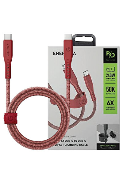 Energea Cablu USB-C la USB-C 1.5M 240W 5A Încărcare rapidă PD