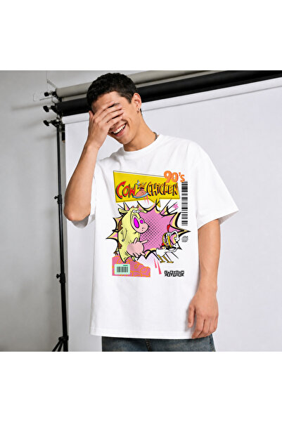 Ingift Tricou Unisex Oversize Personalizat Cartoon Street Wear Collection, 10...