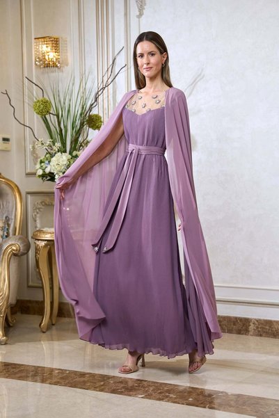 ELEGANZA LA MODE Purple Women's Dress – ELM D 425