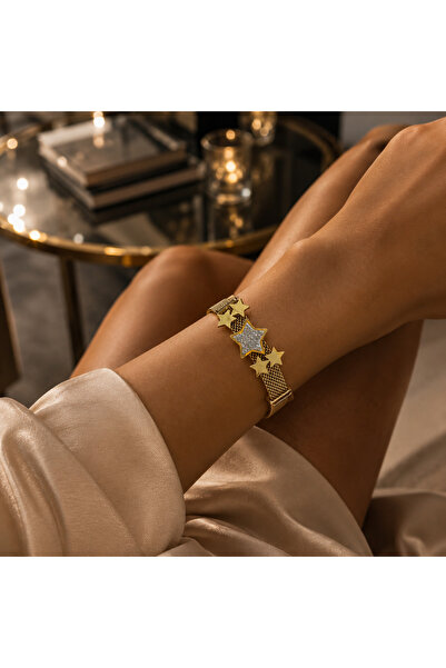 ANGELLOOP ACCESSORY Magnetic Star Charm Bracelet - Stainless Steel Bracelet -...
