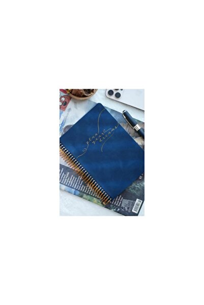 MTKardeşler Victorias Journals Vegan Leather A5 Spiral Undated Planner Agenda...