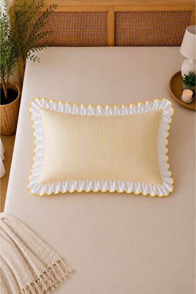 Ganita home Nora Ruffle Pillowcase |   1 Piece |   50 X 70 cm