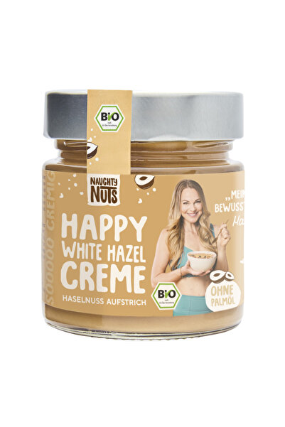 Naughty Nuts Happy White Cremă Organică Vegană de Alune de Pădure 250 g