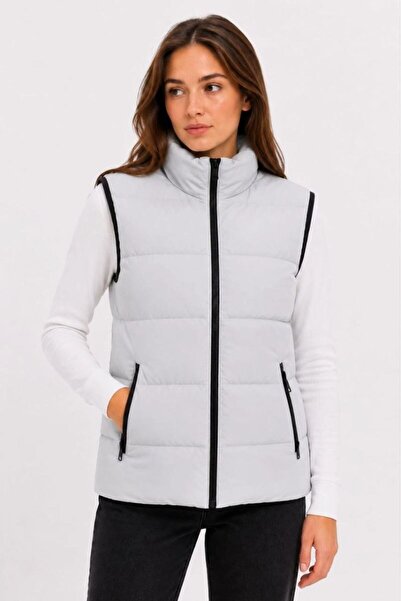 Mariposa Secret Women's Inflatable Vest with Zipper, Outer Pocket, Inner Pock...