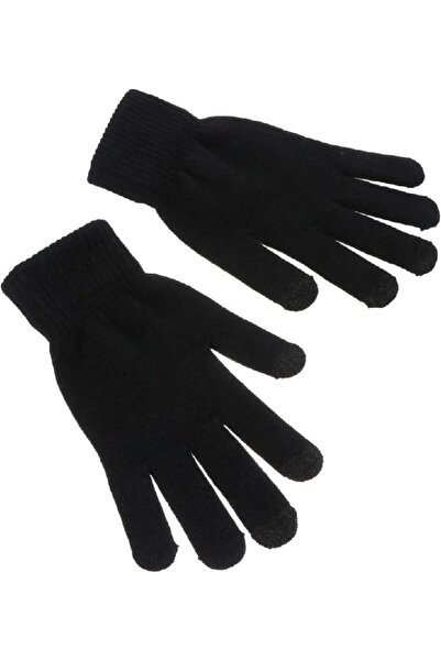 Mariposa Secret Men's Knitwear Woven Gloves - Black