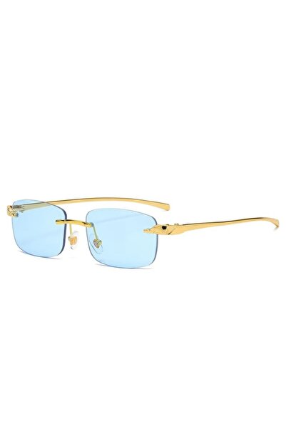 REDz Accessories Sunglasses Panth-Air, Frame-Free, Gold Arms, UV400 Protectio...