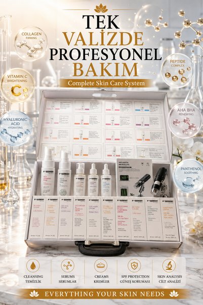 PROHARMONY Professional Skin Analysis & Care Set |   16 Piece Premium Skin Care Kit + Wifi Digital Microscope + Carrying Case if You Are Not Satisfied, You Can Return It Within 10 Days