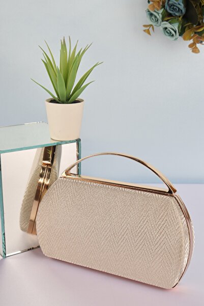 weem bag إيليسارا EB0717 |   حقيبة سهرة بمقبض معدني من إيكوز