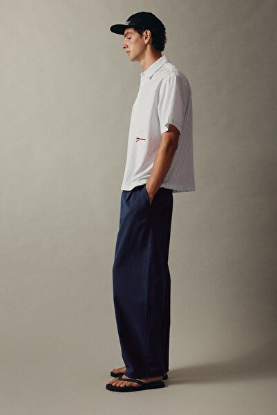 Pull & Bear Pilili baggy pantolon
