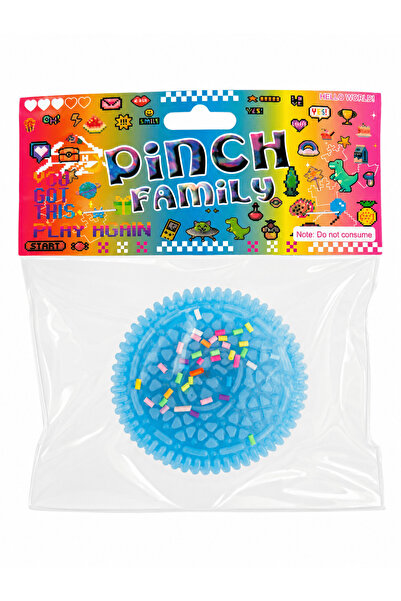 PINCH Family لعبة ضغط حسية لتخفيف التوتر والقلق على شكل بسكويت كوكيز ملون من ...