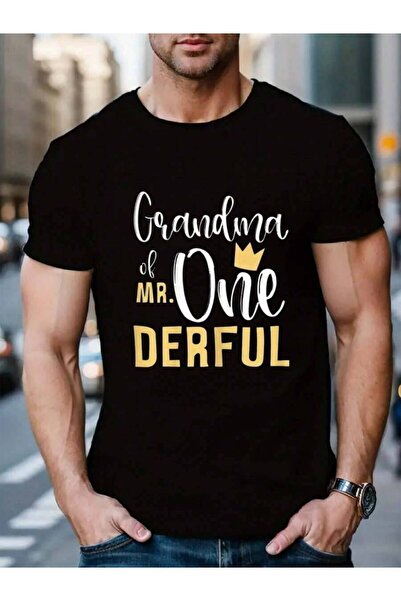 9TAY 100% Cotton Grandma Of Mr Onederful 1st Birthday First One-Derful Party ...
