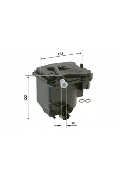 Bosch Filtru de combustibil 0 450 907 006 CITROEN 1.6 HDI PEUGEOT FORD 1.6 TDCi