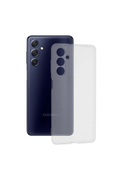 Techsuit Case for Samsung Galaxy M54, Clear Silicone, transparent - transparent