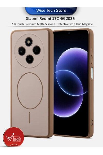 Wtech Xiaomi Redmi 17C 4G 2026 SilkTouch Premium Matte Silicone Protective wi...