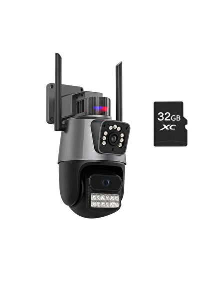 Jortan Двойна IP камера 6MP JT-9687 PRO, 360 °   Панорамна, WiFi/LAN, включен...