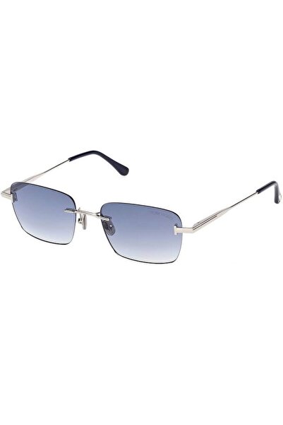 Tom Ford Jake-02 FT1354 16W Parlak Paladyum Mavi Degrade Unisex Güneş Gözlüğü