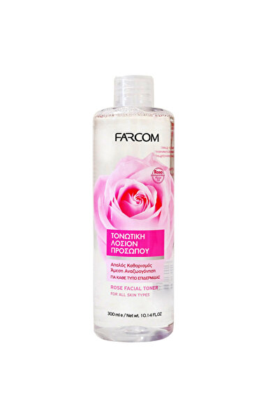 FARCOM HD ΤΟΝΩΤΙΚΗ ΛΟΣΙΟΝ ΠΡΟΣΩΠΟΥ 300ml (ΡΟΔΟΝΕΡΟ)