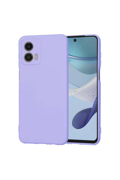 Techsuit Husă pentru Motorola Moto G53, SoftFlex, mov - mov