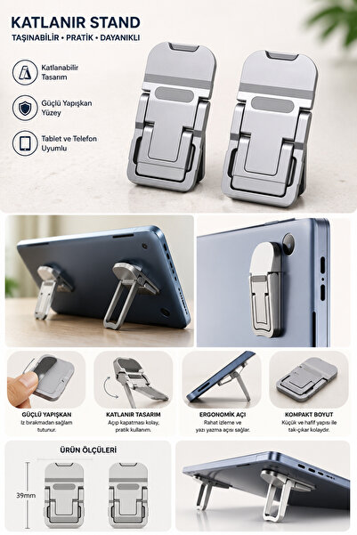 ALL FAST Laptop Standı 2 Kademeli Ayarlanabilir Ergonomik Notebook ve Tablet ...