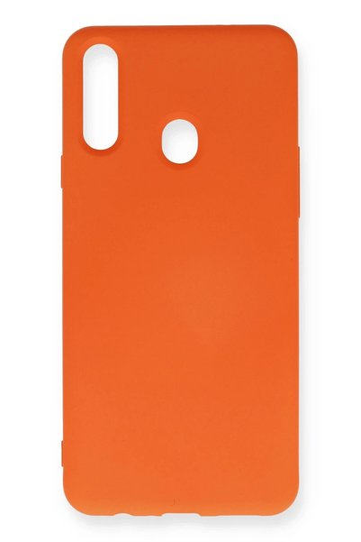 New Face Aconcept Galaxy A20S Case Nano Inside Velvet Silicone (212255) - Orange