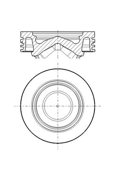 MAHLE Piston (diametru 130mm cu Inele 3 5-3-4) Scania G I G Ii Interlink K I ...