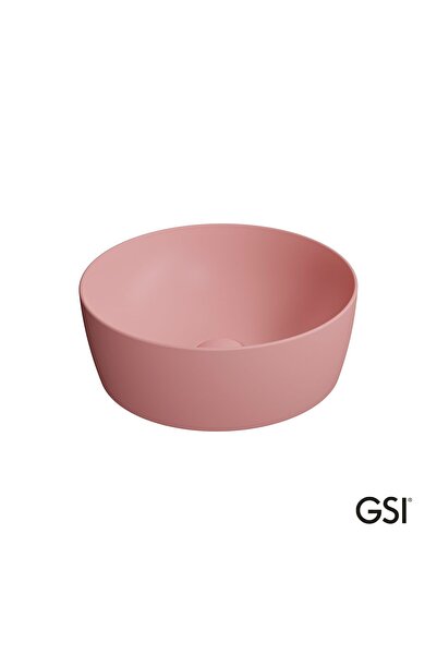 GSI Sand Επικαθήμενος Νιπτήρας Πορσελάνης Φ40 Blush