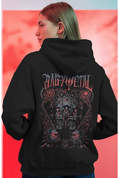 SEVBANO BabyMetal Rock Metal Music Group Hanorac unisex supradimensionat prem...