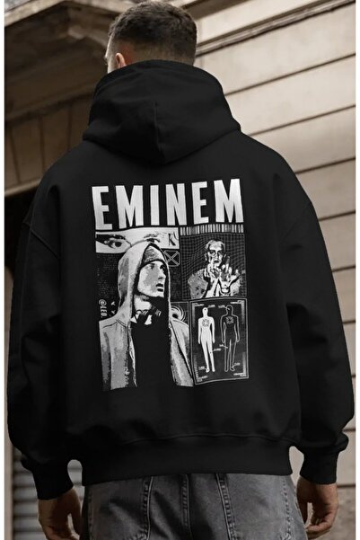 SEVBANO Eminem Rapper Singer Back Printed Unisex Oversize Premium Hoodie