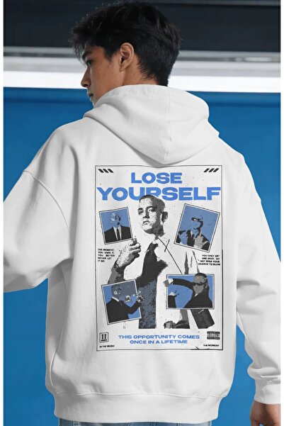 SEVBANO Eminem Rapper Singer Back Printed Unisex Oversize Premium Hoodie