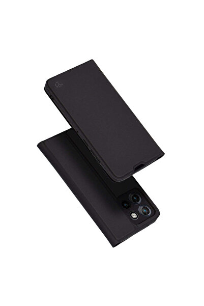 Techsuit Husă pentru Motorola Edge 50 Neo, Magskin Book, negru - negru