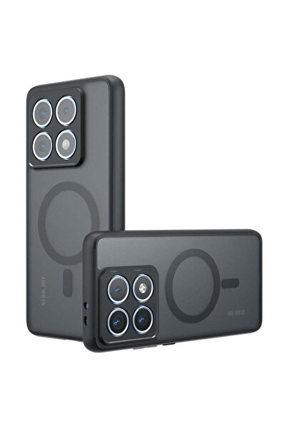 Techsuit Husă pentru Xiaomi 14T Pro, PureFrost MagSafe, negru mat - negru mat