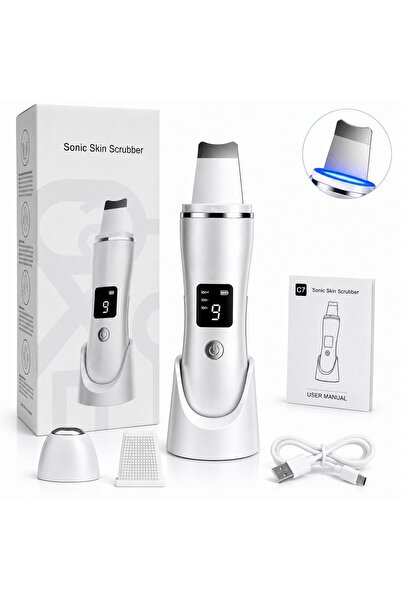 A AOOR Spatula Ultrasonica pentru Curatarea Porilor, AOOR, Skin Scrubber 4 in...