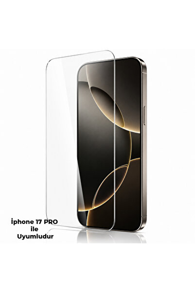 bbtech iPhone 18 Pro /17 PRO ile Uyumlu 500C Temperli Kırılmaz Cam Ekran Koru...