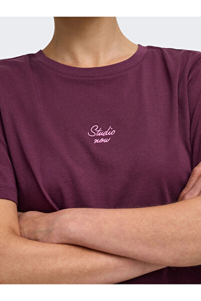 ONLY ONLHAPPY S/S O-NECK TEE EMB CC JRS
