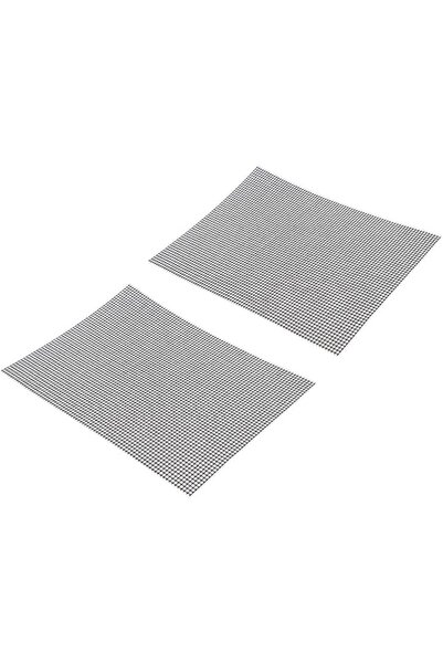 OEM Set of 2 BJ grill mats, Teflon, black, 40 x 30 cm