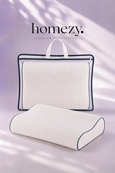 Homezy Виско възглавница с поддръжка за врата |   40x60см Диамантена виско въ...