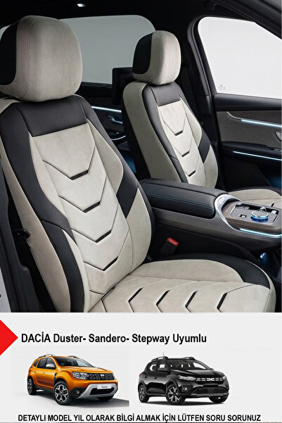 GM-DESIGN Arenza Series Luxury Car Seat Cover - (Daci̇a Sandero-Stepway-Duste...