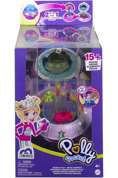 mattel POLLY POCKET KOSMICZNA PODRÓŻ ZESTAW 2 LALECZKI