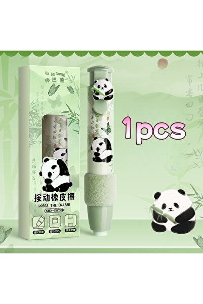 Choice13 greenA-1pcs Capybara Panda Retractable Eraser Push-Pull Elementary S...