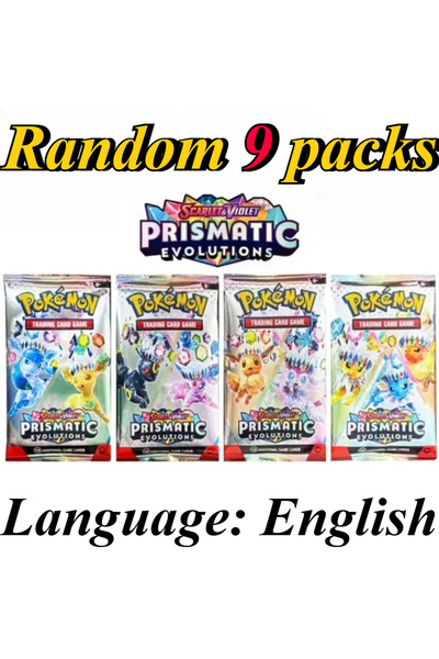 Choice26 Bandai PRISMATIC 9 Packs Pokémon Card Packs Bright Stars Prismatic E...