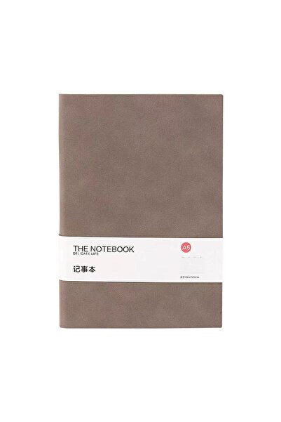 Choice3 A6 coffe A5/A6 Plain Simple Sheepskin Leather Notebook Blank Inner Pa...