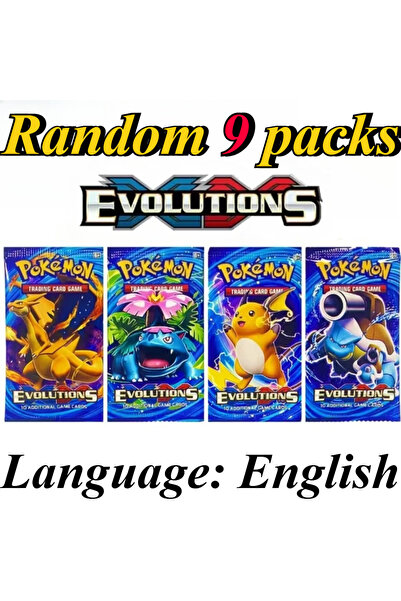 Choice11 Bandai EVOLUTIONS 9 Packs Pokémon Card Packs Bright Stars Prismatic ...